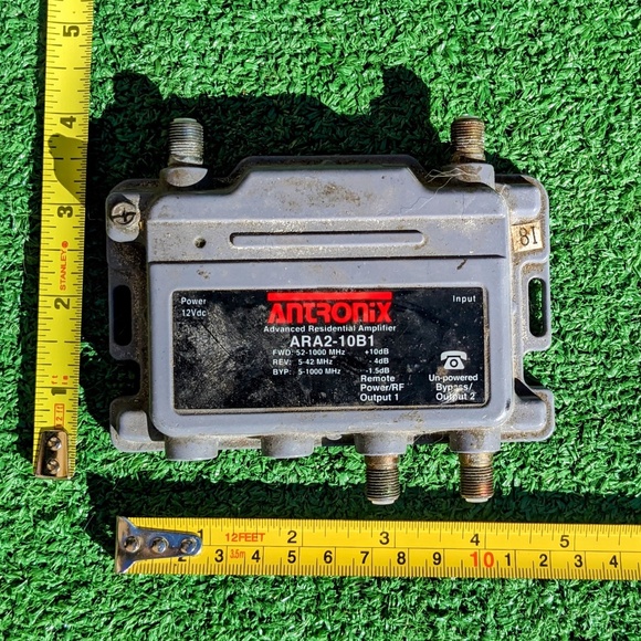 ANTRONIX ARA2-10B1 Advanced Residential Cable 2-Output Amplifier Untested GUC - Picture 3 of 4